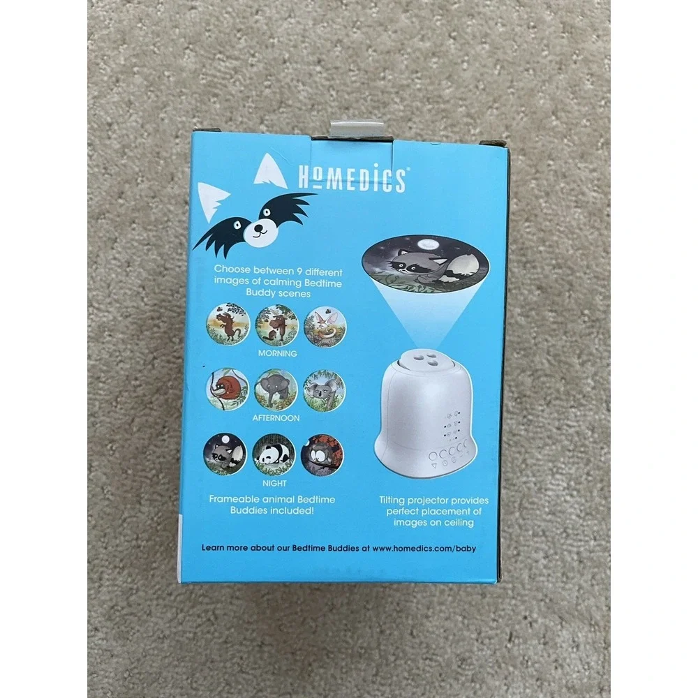 HOMEDICS (NEW)Sound Spa Lullaby Sound + Projection Baby 6 Sounds Timer Machine